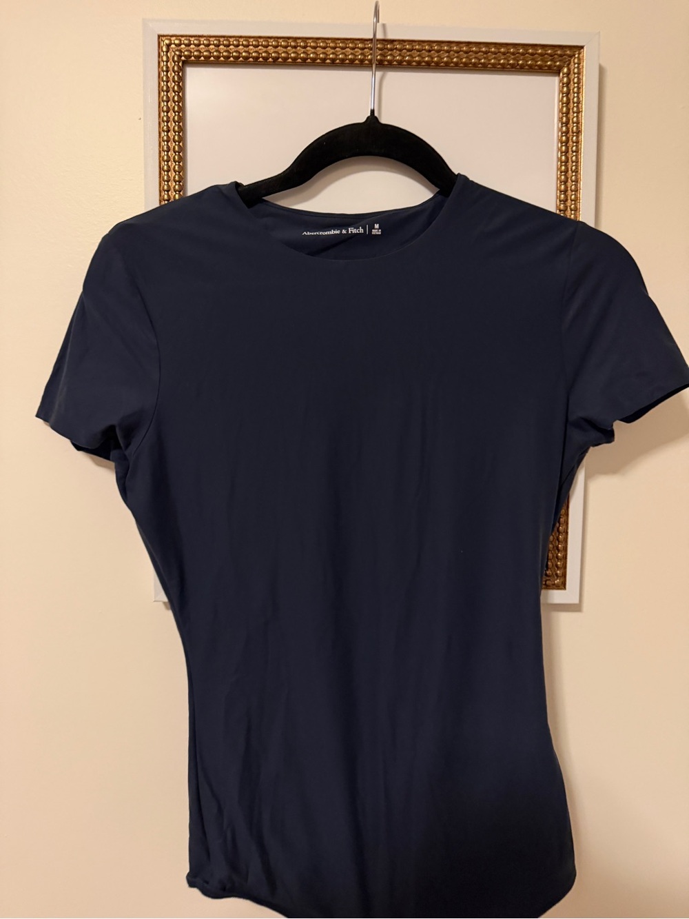 Abercrombie & Fitch Deep Navy Crewneck Tee